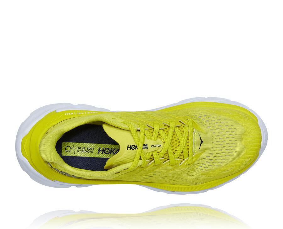 Hoka One One Koşu Ayakkabısı Kadın Floresan - Clifton Edge - CS5849712